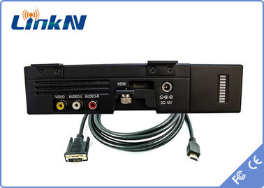 Pemancar Video COFDM Manpack Kasar HDMI &amp; CVBS H.264 300-2700MHz