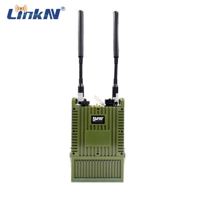 Polisi IP66 Taktis MESH Radio 4G GPS/BD PPT WiFi AES Enkripsi dengan Indikator Digital LCD dan Daya Baterai